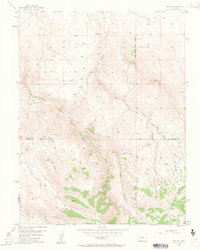 Iris NW 1954 topographic map thumbnail