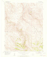 Iris NW 1954 topographic map thumbnail
