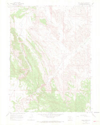Irish Canyon 1966 topographic map thumbnail