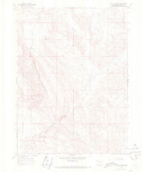 Irish Canyon 1966 topographic map thumbnail