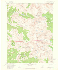Isolation Peak 1958 topographic map thumbnail
