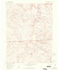 Isolation Peak 1958 topographic map thumbnail