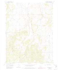 Hunter Mesa 1963 topographic map thumbnail