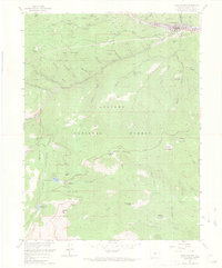 Idaho Springs 1957 topographic map thumbnail
