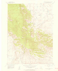 Independence Mountain 1955 topographic map thumbnail