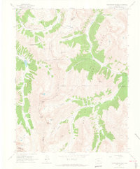 Independence Pass 1960 topographic map thumbnail