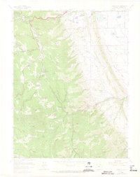 Indian Hills 1965 topographic map thumbnail