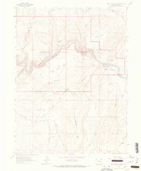 Indian Water Canyon 1962 topographic map thumbnail