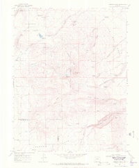Horsefly Peak 1967 topographic map thumbnail