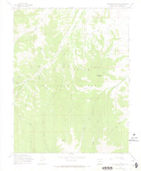Horseshoe Mountain 1967 topographic map thumbnail