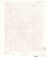 Horseshoe Mountain 1967 topographic map thumbnail