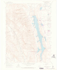 Horsetooth Reservoir 1962 topographic map thumbnail