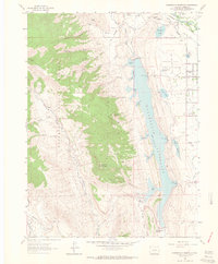 Horsetooth Reservoir 1962 topographic map thumbnail