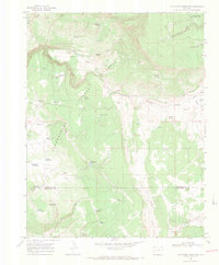 Hotchkiss Reservoir 1967 topographic map thumbnail