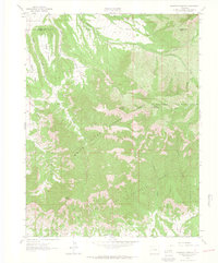 Housetop Mountain 1962 topographic map thumbnail