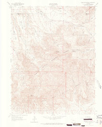 Housetop Mountain 1962 topographic map thumbnail