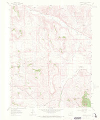 Houston Gulch 1962 topographic map thumbnail