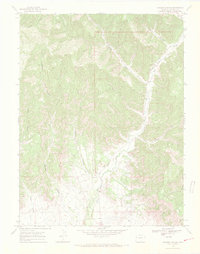 Howard Canyon 1968 topographic map thumbnail
