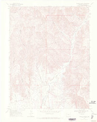 Howard Canyon 1968 topographic map thumbnail