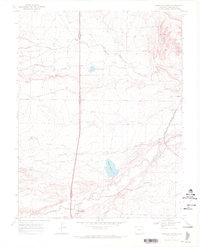 Huerfano Butte 1969 topographic map thumbnail