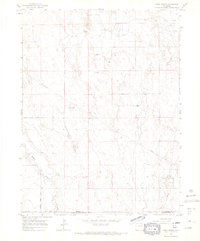 Huey Ranch 1965 topographic map thumbnail