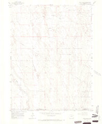 Huey Ranch 1965 topographic map thumbnail