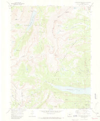 Homestake Reservoir 1970 topographic map thumbnail