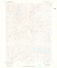 Homestake Reservoir 1970 topographic map thumbnail