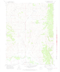 Hooker Mountain 1971 topographic map thumbnail