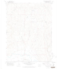 Hooker Mountain 1971 topographic map thumbnail