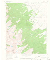 Horn Peak 1959 topographic map thumbnail