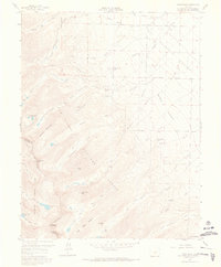 Horn Peak 1959 topographic map thumbnail