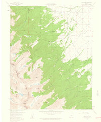 Horn Peak 1959 topographic map thumbnail