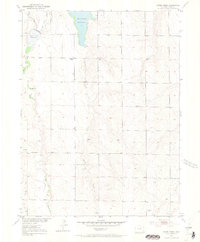 Horse Creek 1952 topographic map thumbnail