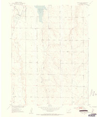 Horse Creek 1952 topographic map thumbnail