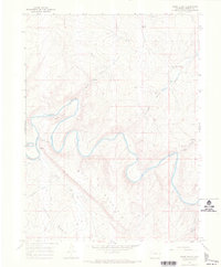 Horse Gulch 1966 topographic map thumbnail