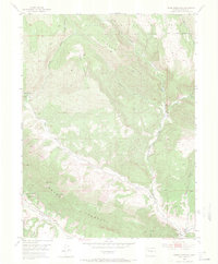 Horse Mountain 1952 topographic map thumbnail