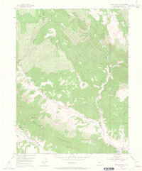 Horse Mountain 1952 topographic map thumbnail