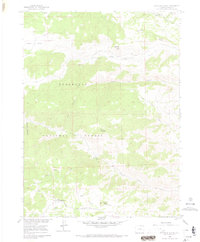 Haystack Gulch 1960 topographic map thumbnail