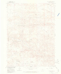 Haystack Gulch 1960 topographic map thumbnail