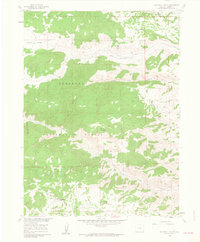 Haystack Gulch 1960 topographic map preview