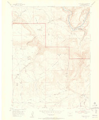 Hells Canyon 1954 topographic map thumbnail