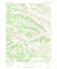 Henderson Ridge 1964 topographic map thumbnail