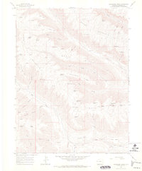 Henderson Ridge 1964 topographic map thumbnail