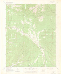 Hesperus 1963 topographic map thumbnail