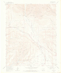 Hesperus 1963 topographic map thumbnail