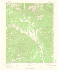 Hesperus 1963 topographic map thumbnail