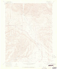 Hesperus 1963 topographic map thumbnail