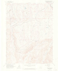 Highland Peak 1960 topographic map thumbnail