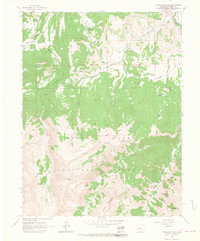 Highland Peak 1960 topographic map thumbnail